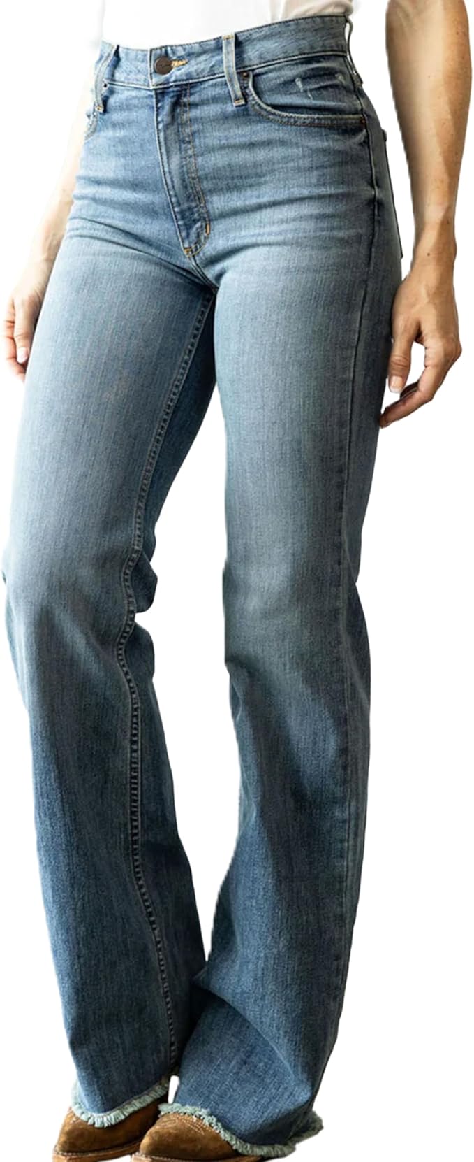 Jeans Olivia Trousers High Rise Blue - Femme