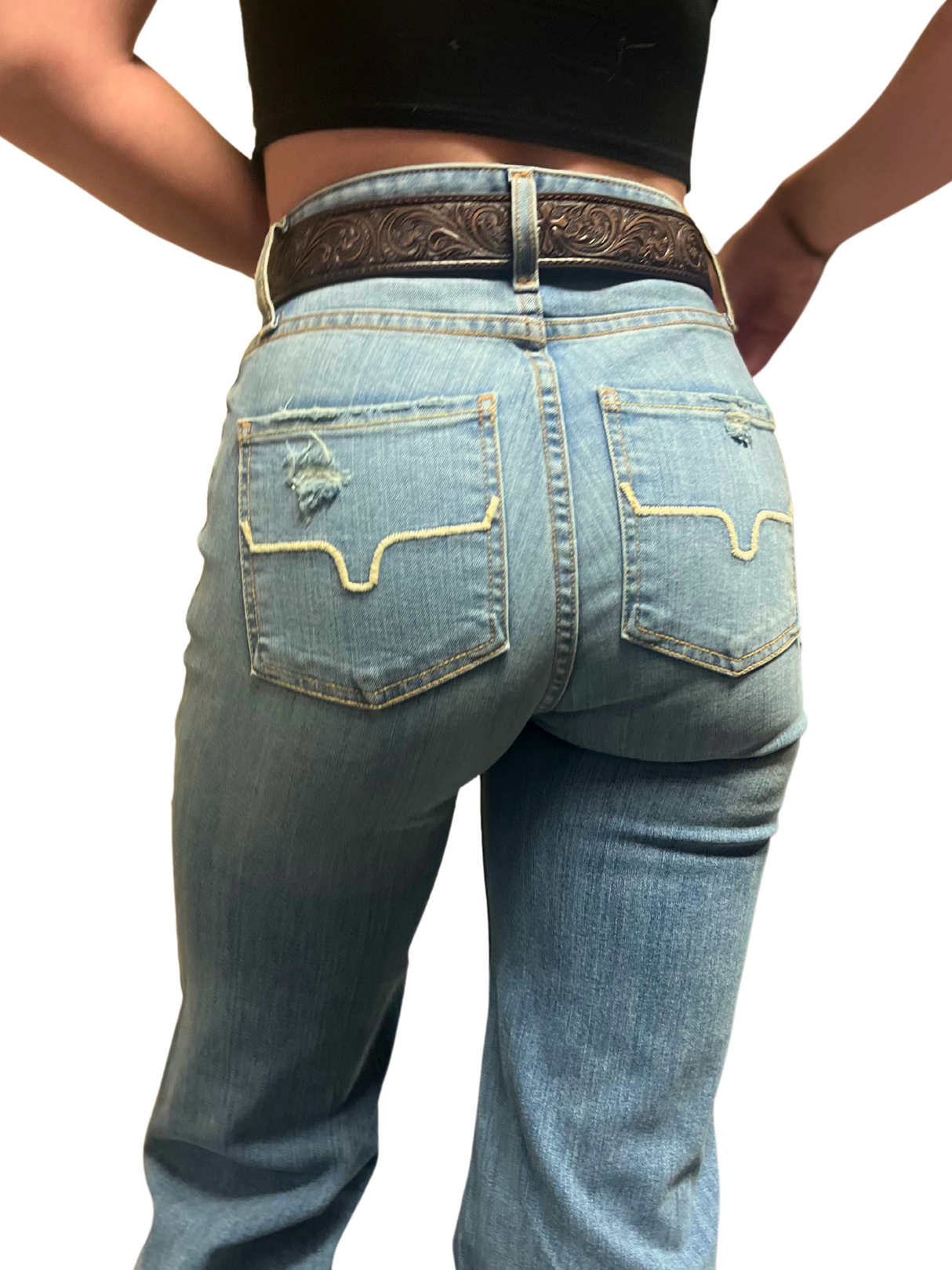 Jeans Olivia Trousers High Rise Blue - Femme