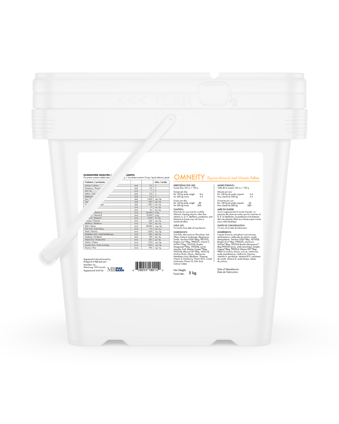 Supplément et Vitamine Omneity EQ