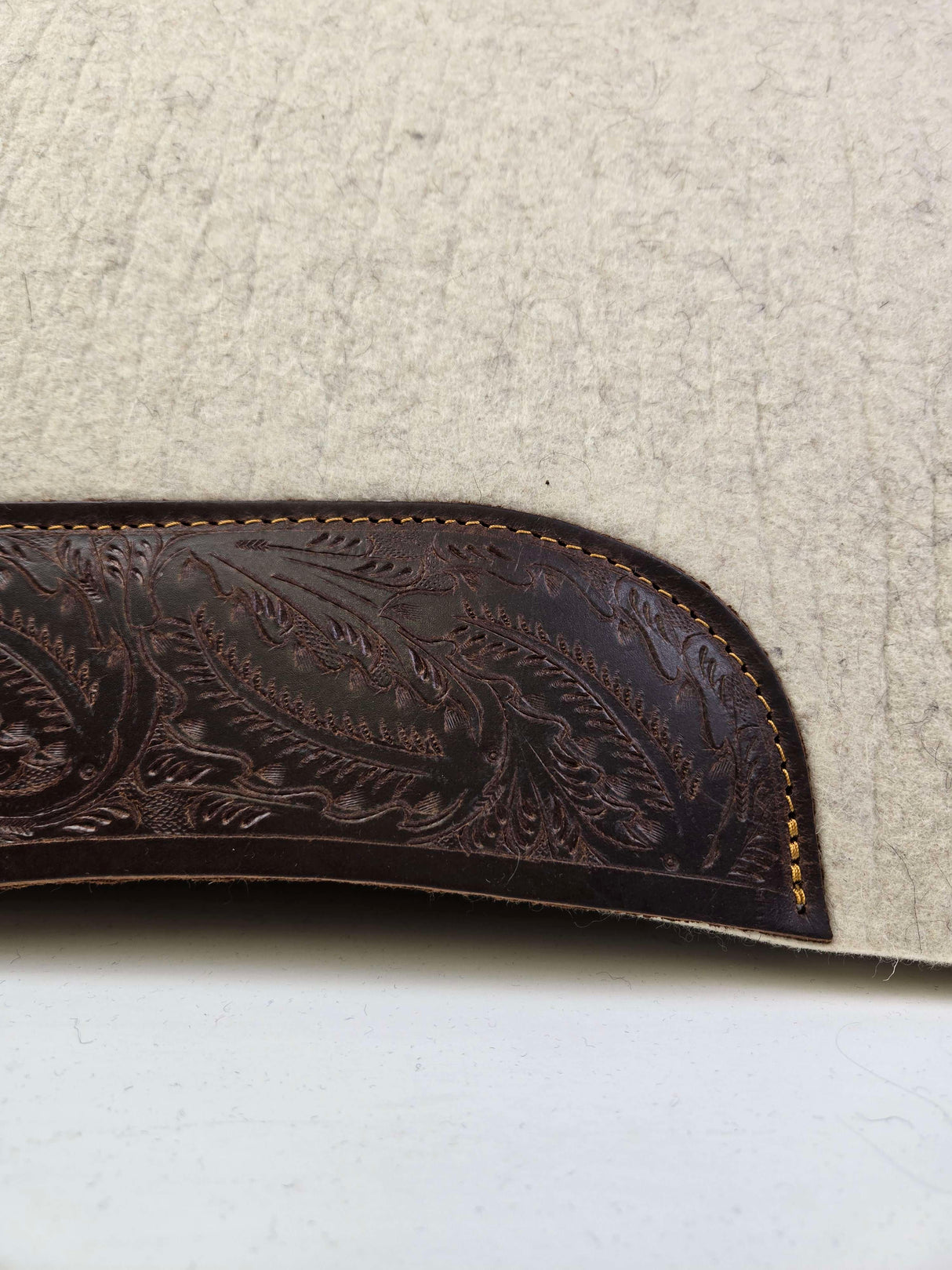 Beige Western Feather Rug