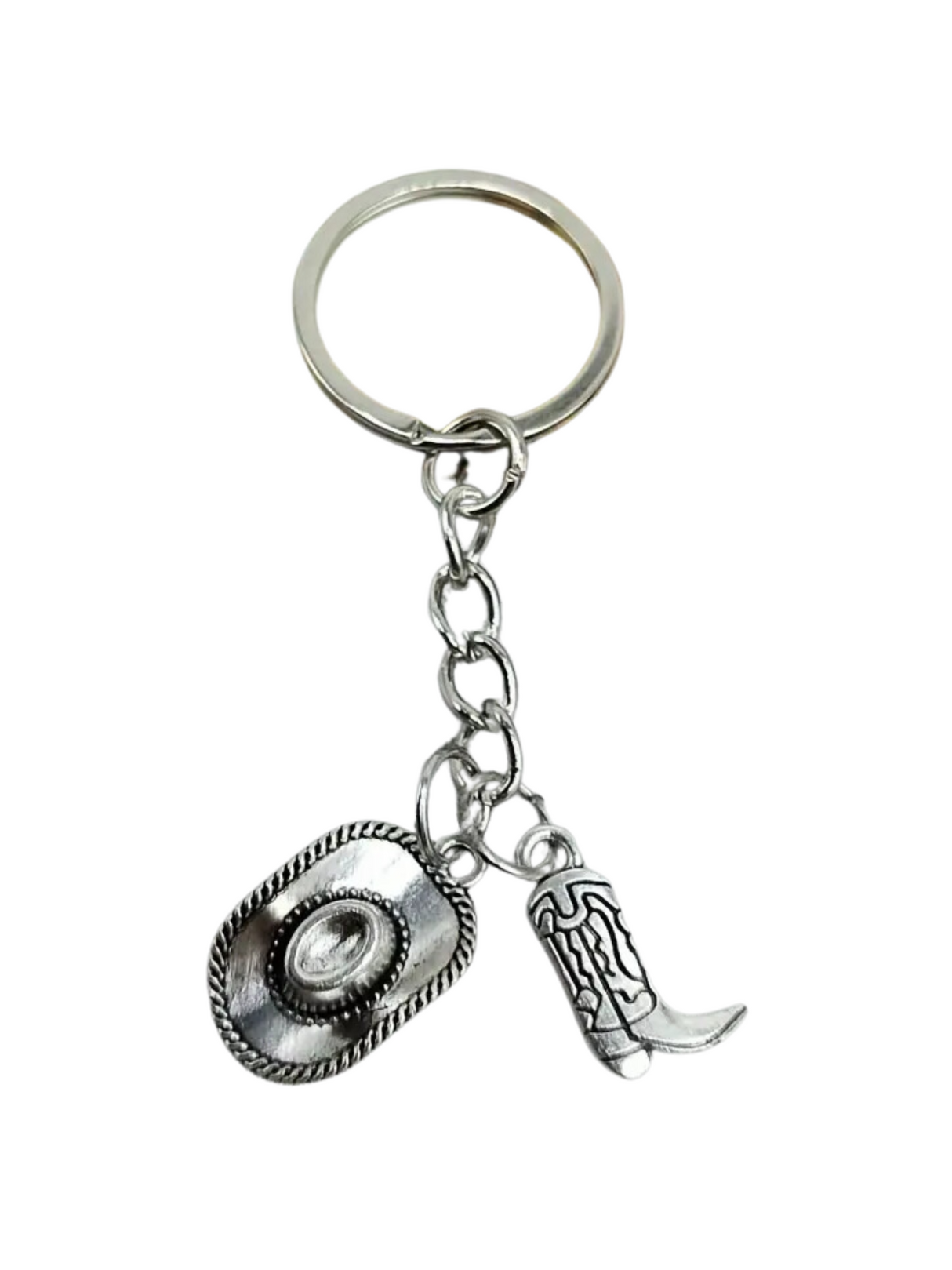 Vintage keychain with charms