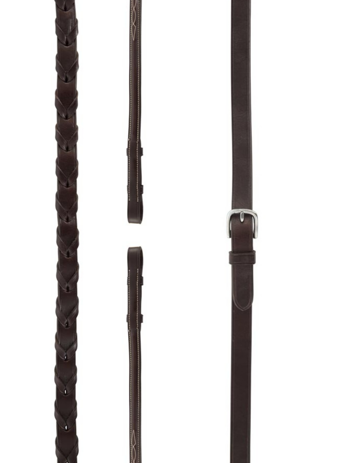 Classic braided reins