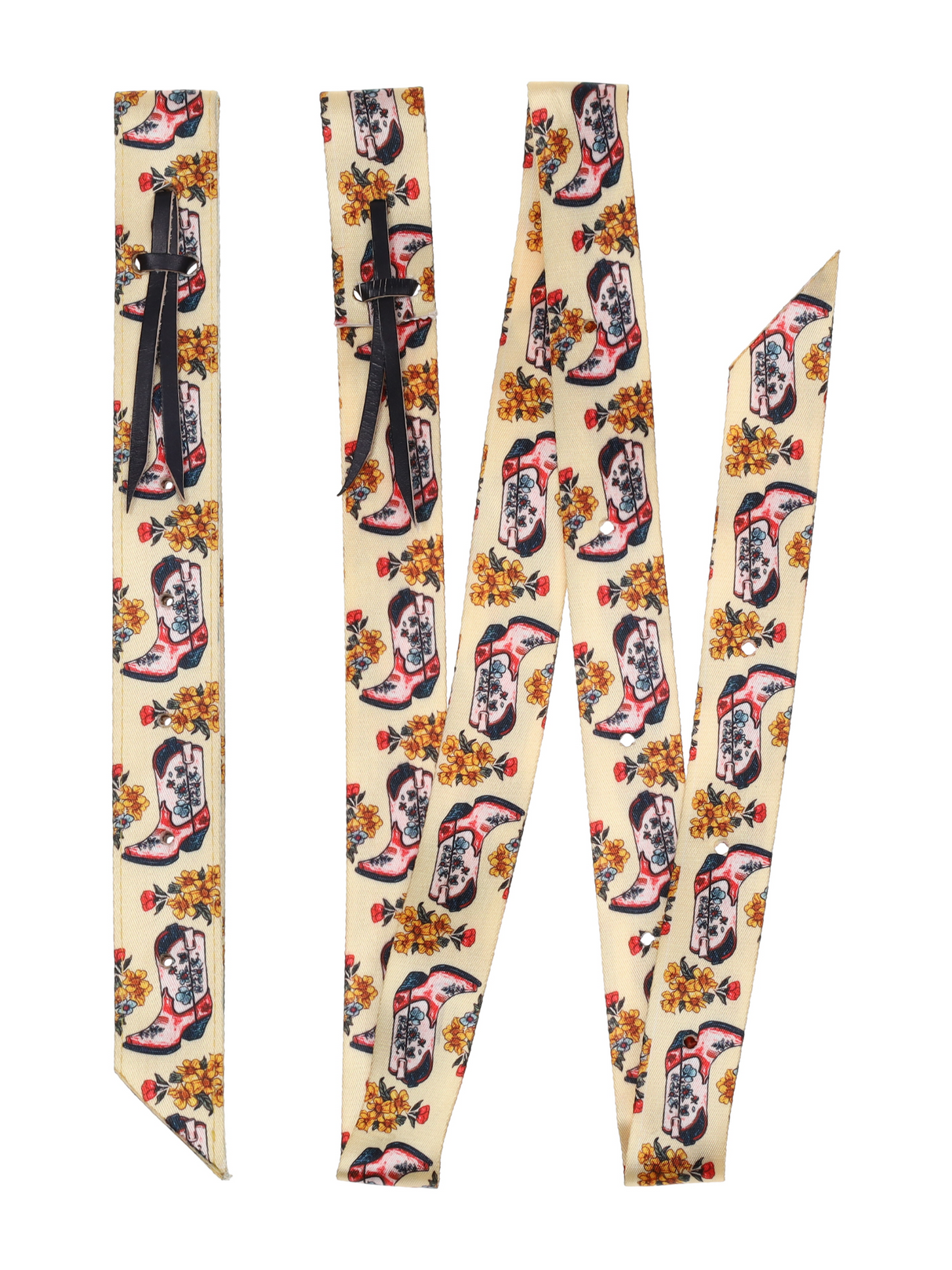 Ensemble de sanglon et contre-sanglon western Boots in Bloom en nylon