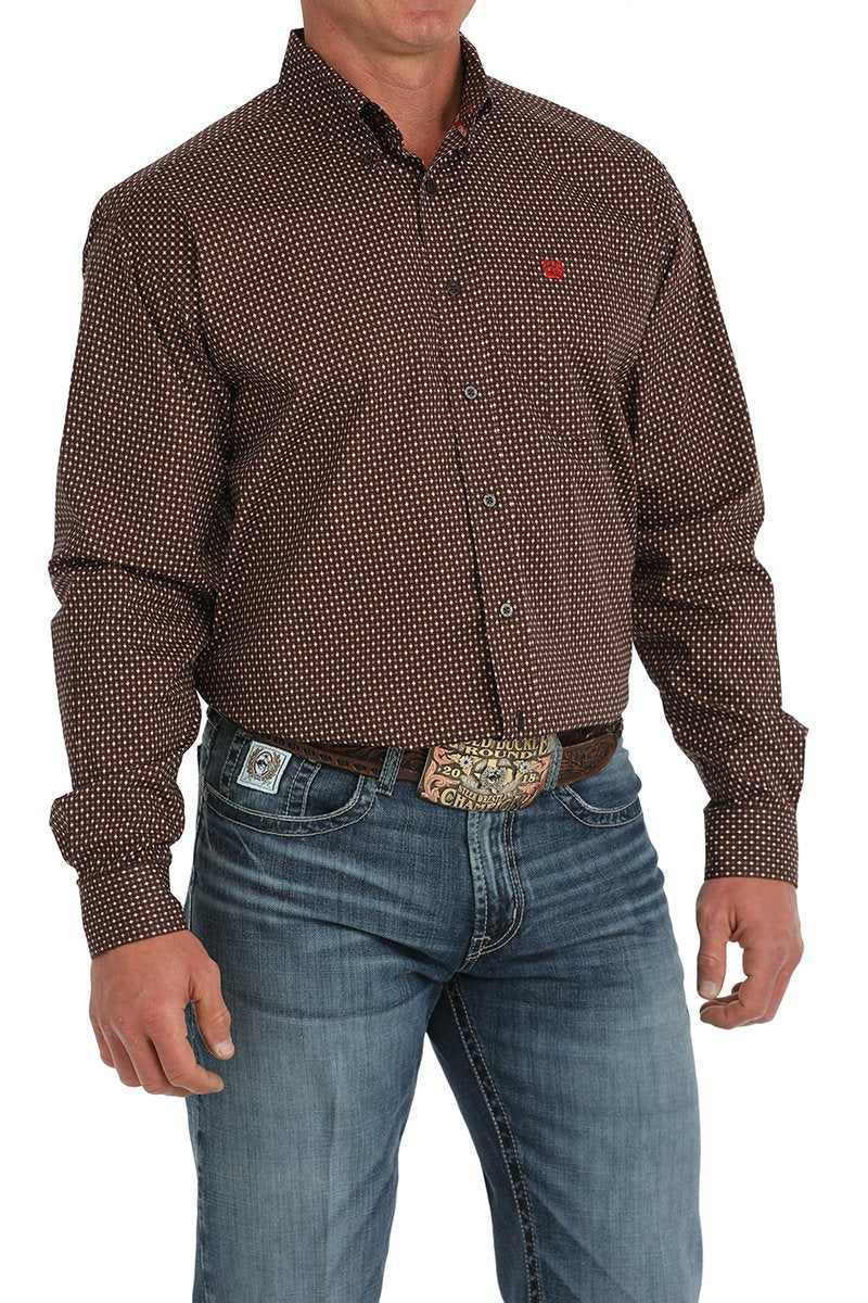 Brown Starburst Shirt - Men