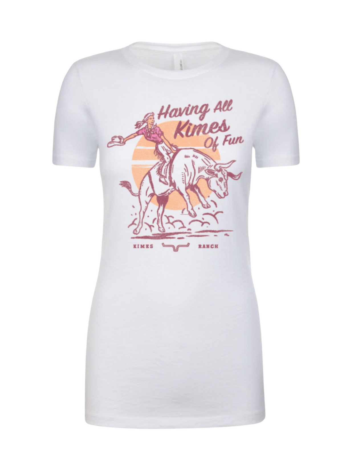 All Kimes of Fun white t-shirt - Women
