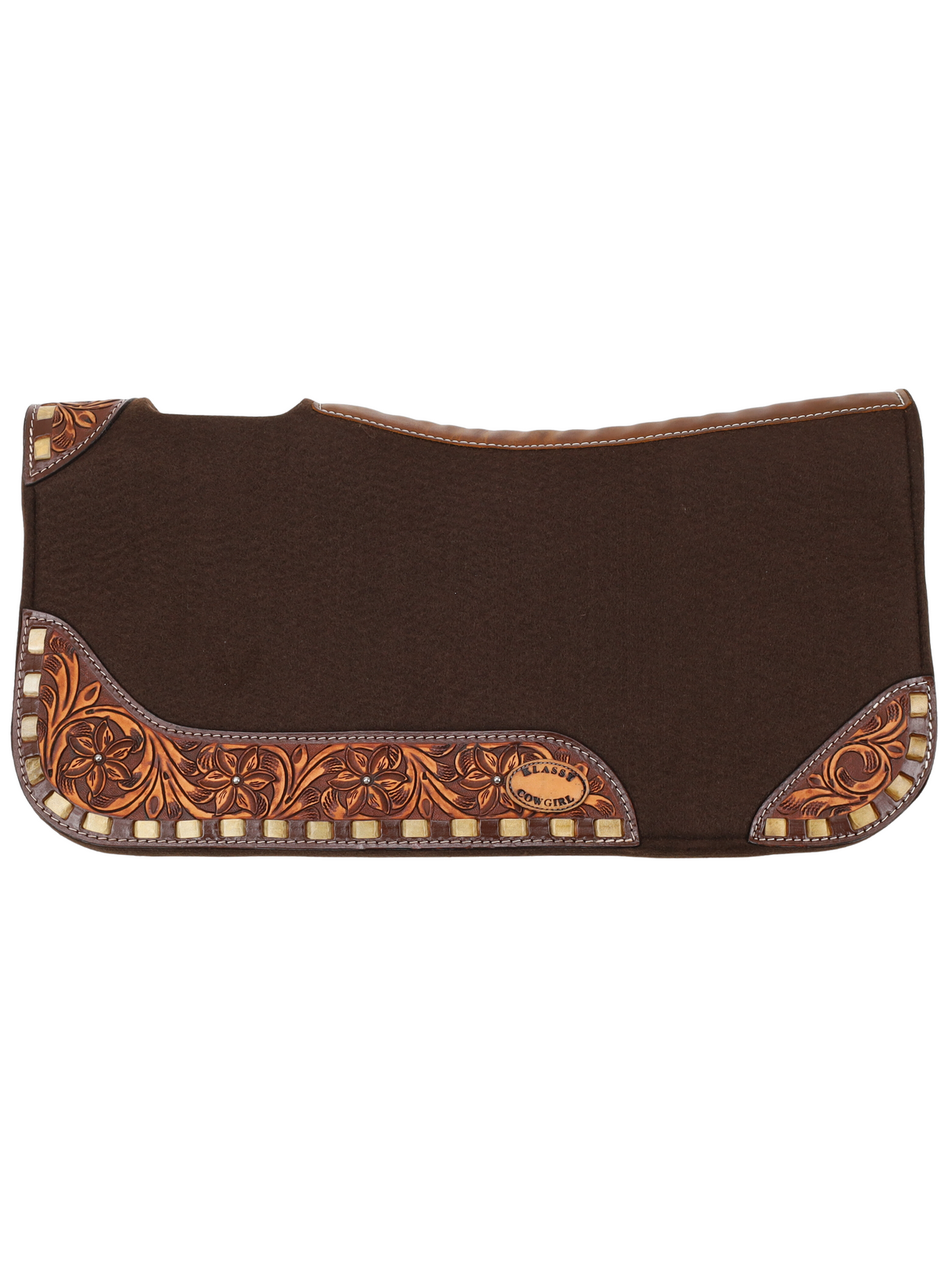 Western Toffee Bloom Contoured Rug