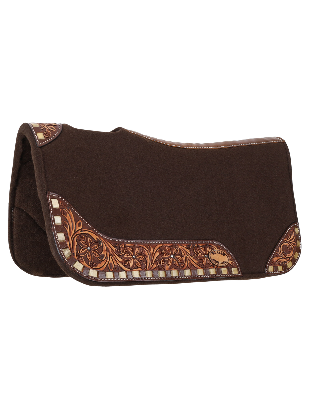 Western Toffee Bloom Contoured Rug