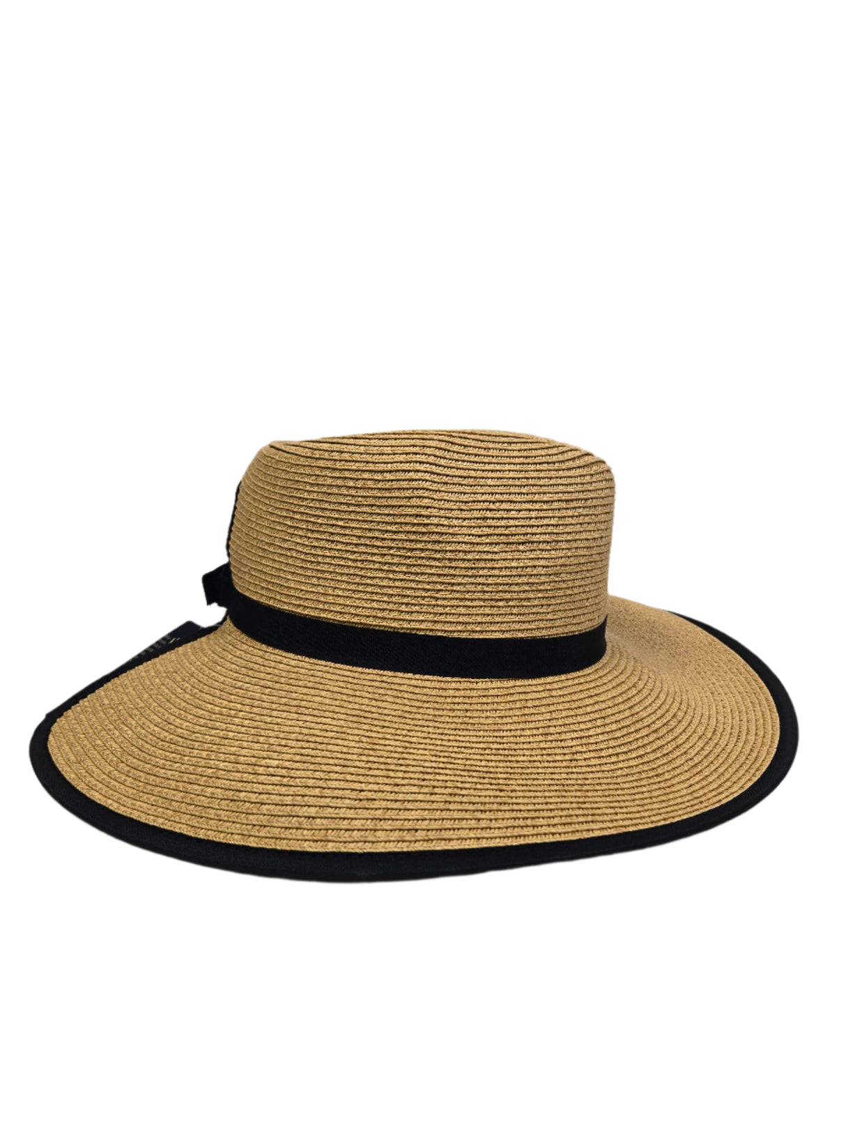 Cherish Straw Hat with Ponytail Hole - Women