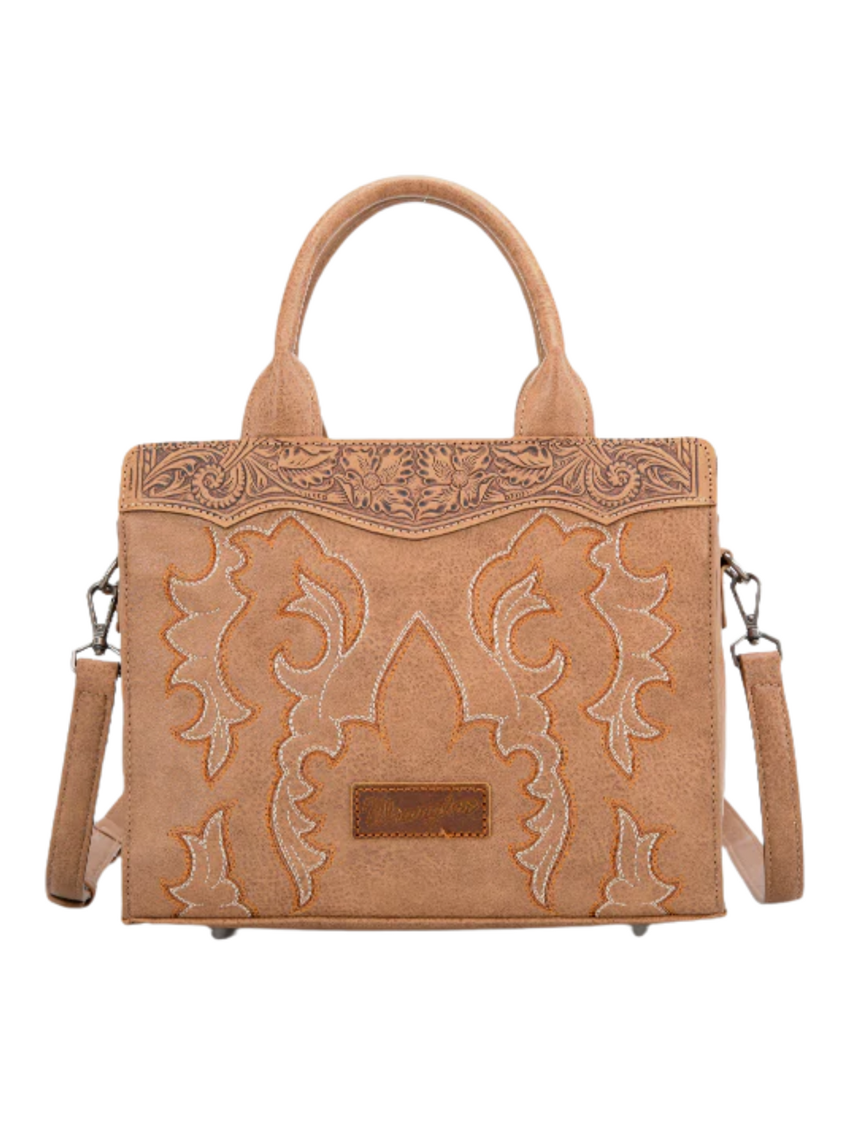 Boot Stitching Tote/Crossbody Bag