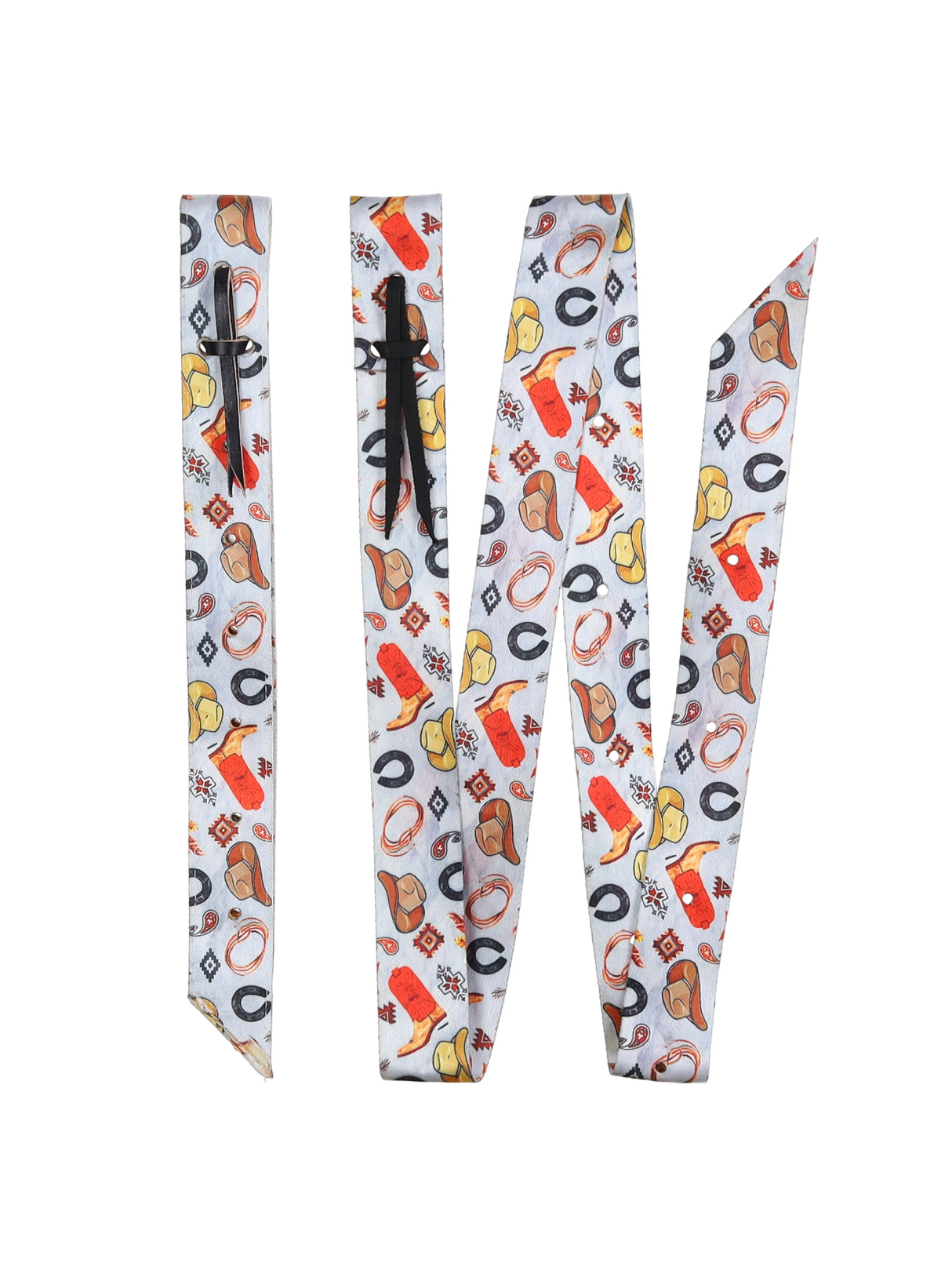 Ensemble de sanglon et contre-sangle western Wild West en Nylon