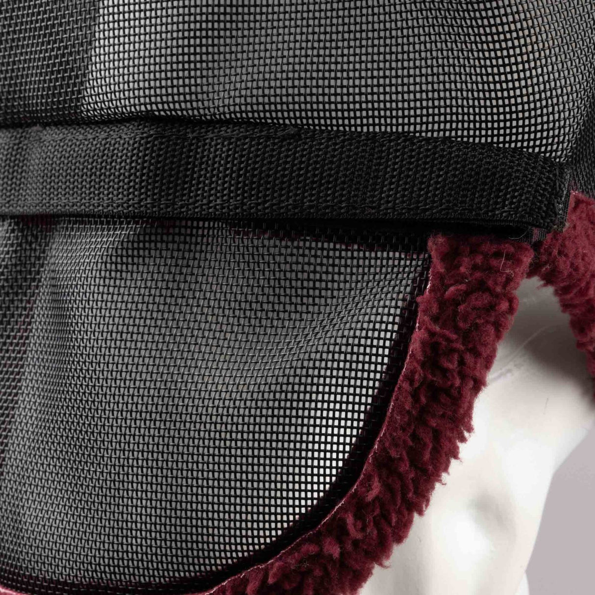 Metal frame fly mask