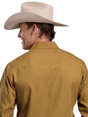 Chemise Western Camel Brown - Homme