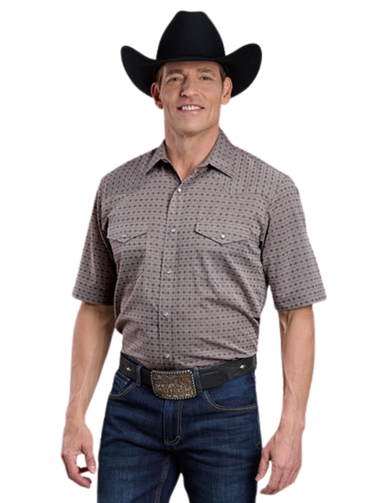 Chemise Western à manches courtes Double Diamonds - Homme