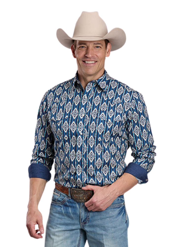Chemise Western Vertical Serape - Homme