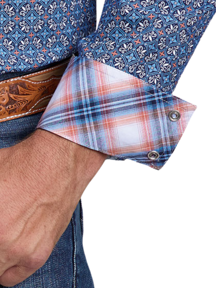 Western Sky Tile Bandana Shirt - Men