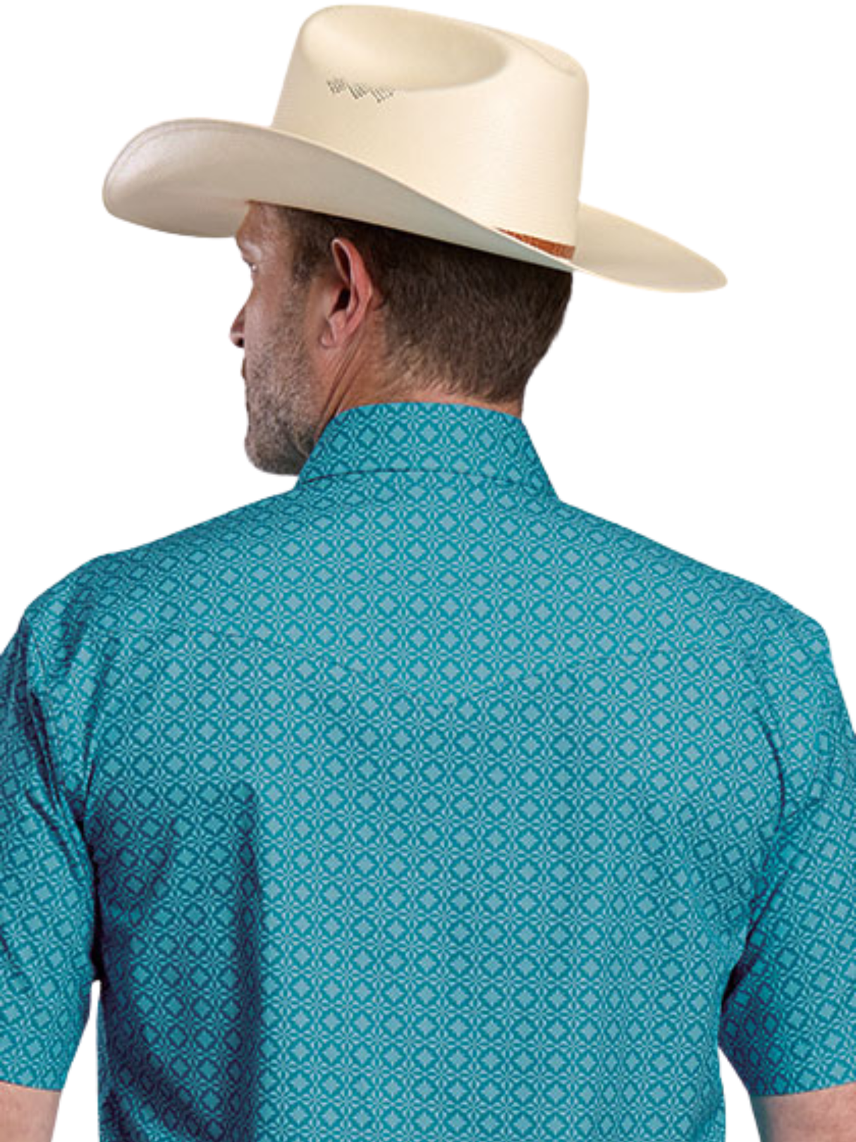 Chemise à manches courtes Amarillo Wallpaper Medaillon - Homme