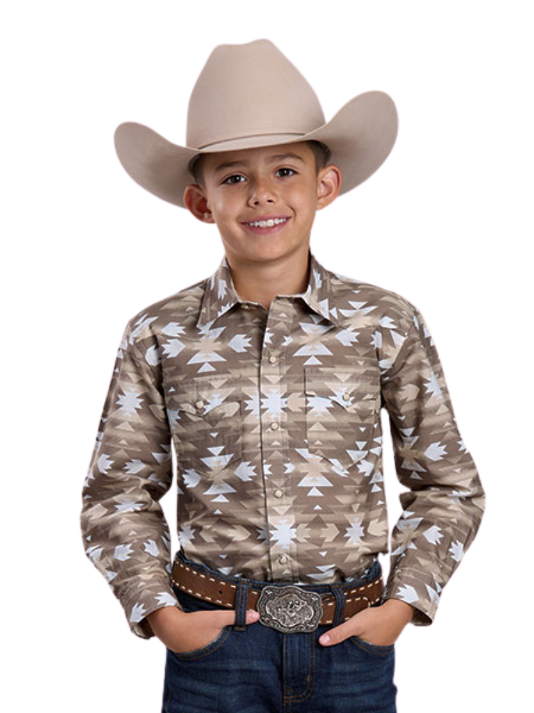 Chemise Western Aztec serape - Garçon