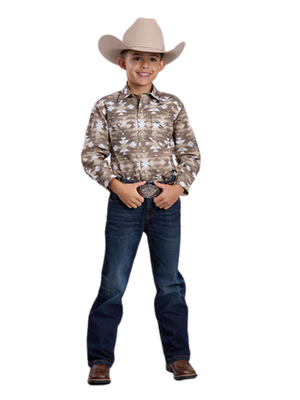 Chemise Western Aztec serape - Garçon