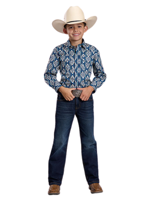 Chemise Western Vertical Serape - Garçon