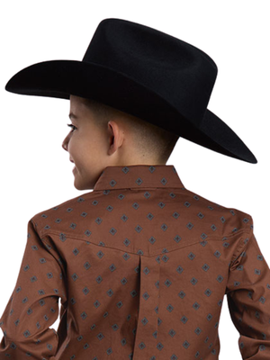 Chemise Western Amarillo Rust - Garçon