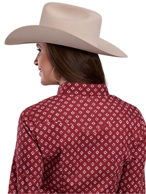 Chemise Western Aztec Tile - Femme
