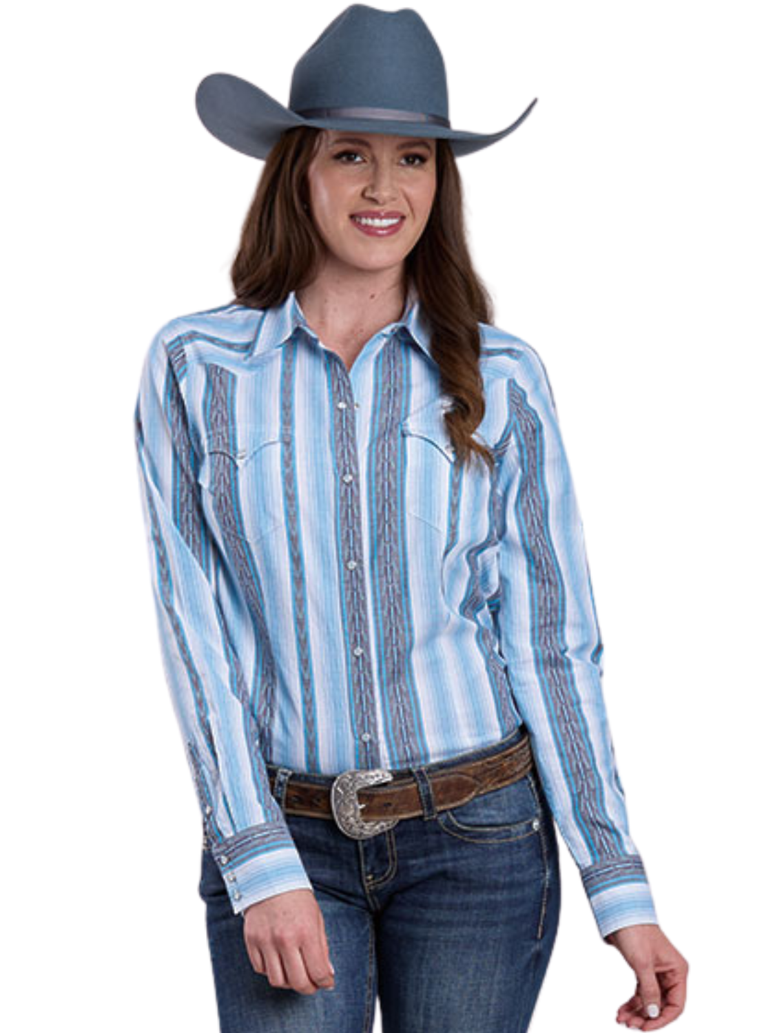 Chemise Western 2832 Yarn Dye Stripe - Femme