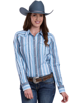 Chemise Western 2832 Yarn Dye Stripe - Femme