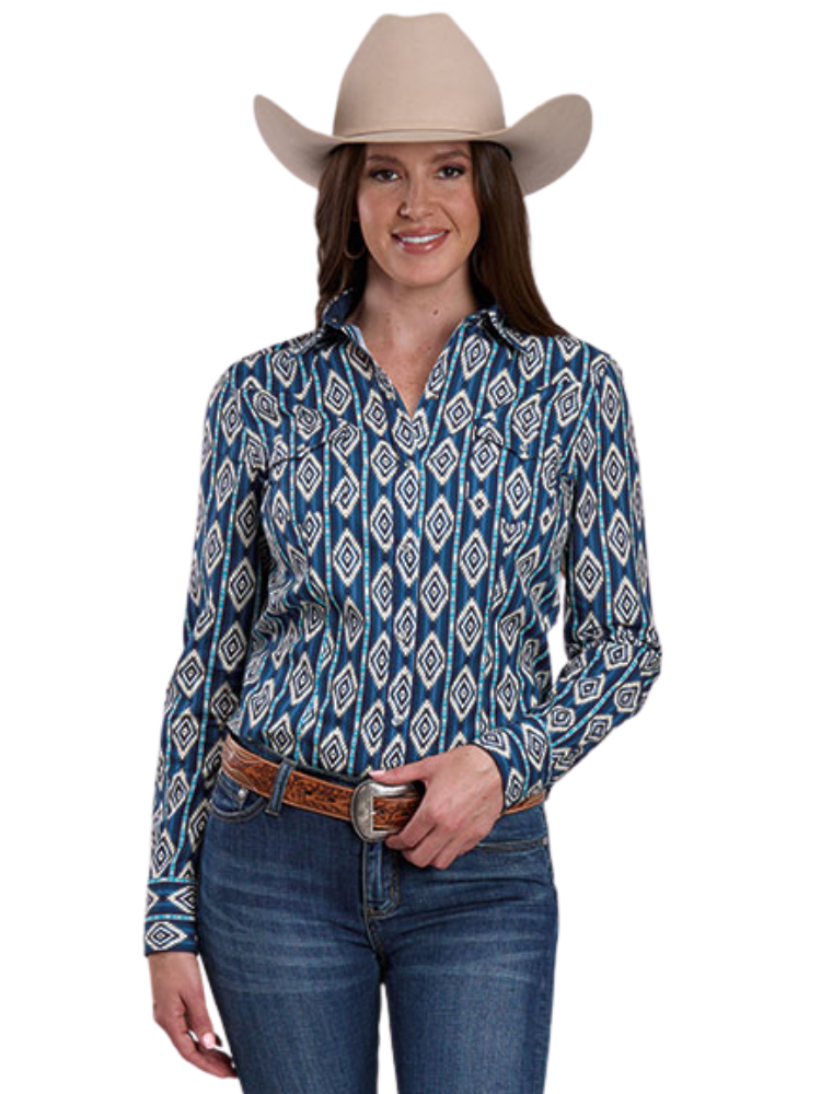 Chemise Western Vertical Serape - Femme