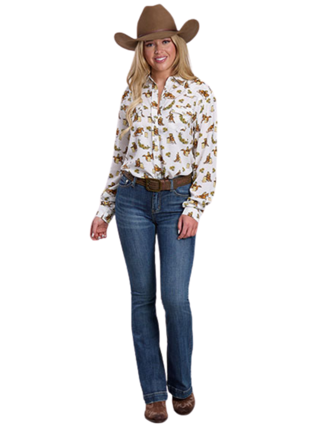 Chemise Western Racers - Femme