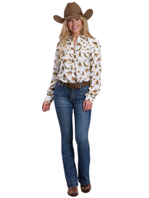 Chemise Western Racers - Femme