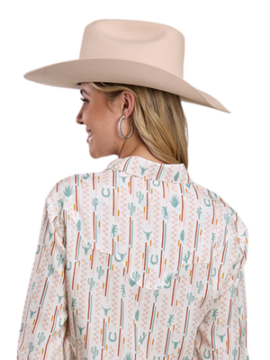 Chemise Western Checkers - Femme
