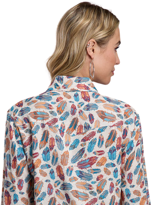 Chemise western Feathers - Femme