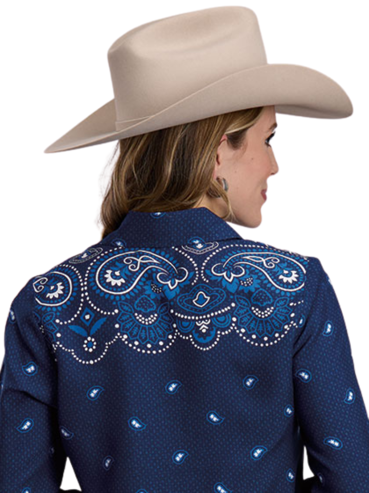Chemise Western Bandana Border - Femme