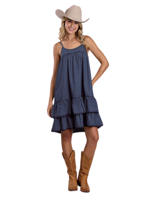 Robe de denim Baby Doll - Femme