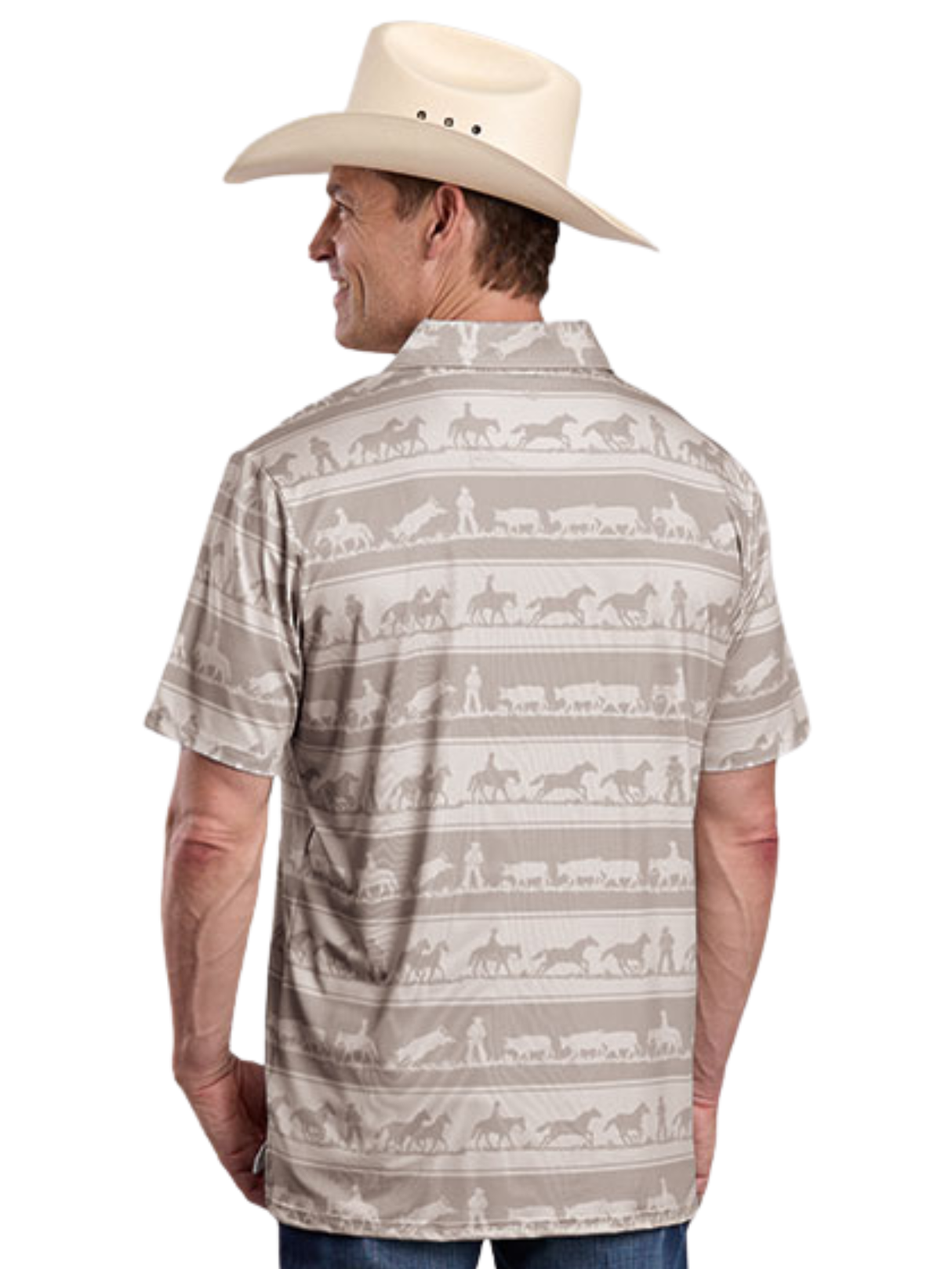 Polo Cowboy Rugby avec protection solaire - Homme