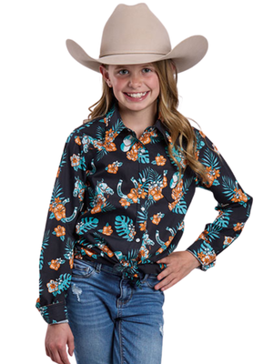 Chemise Western 2834 Hawaïenne - Fille