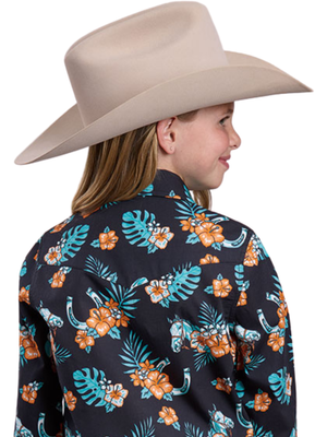 Chemise Western 2834 Hawaïenne - Fille