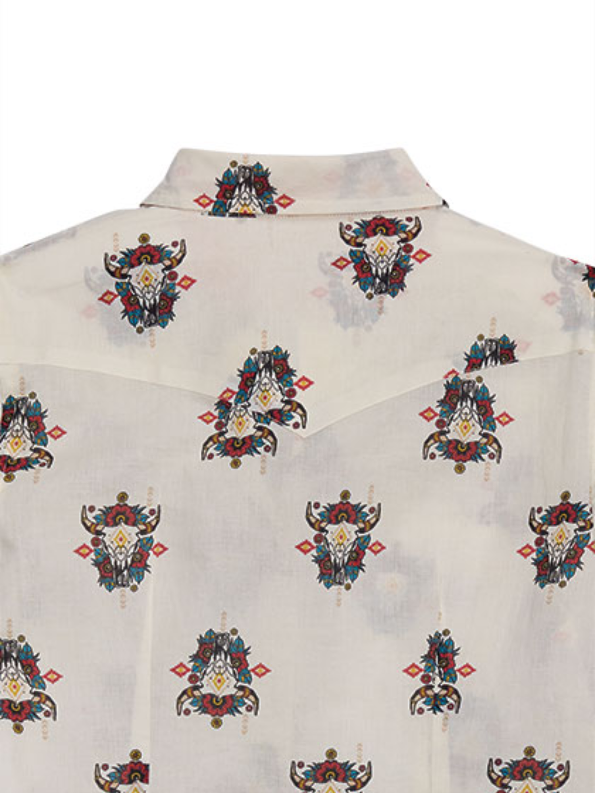 Chemise Western Longhorns Print - Femme