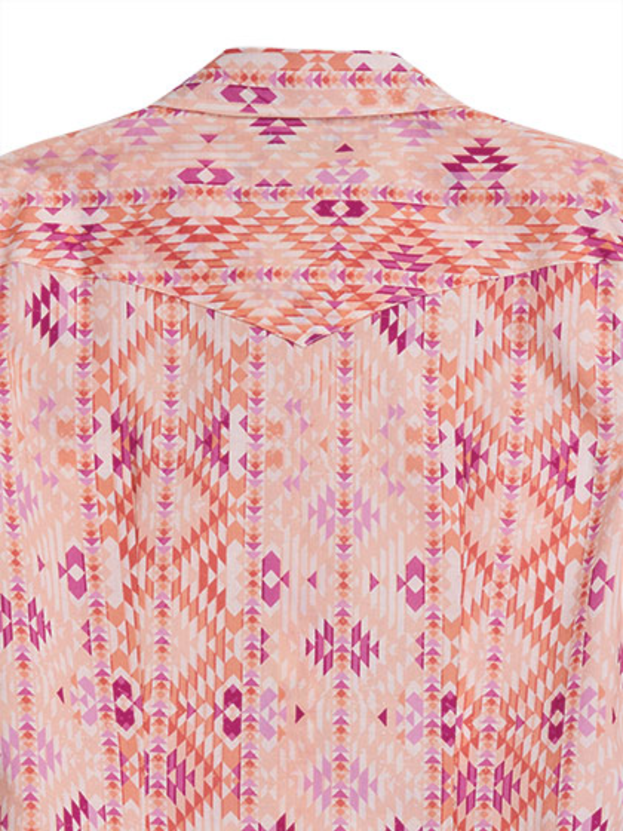 Women's Western Scattered Aztec Print Snap Shirt