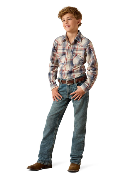Chemise de spectacle Ariat Unisex Kids Sunstopper Benin Chemise de spectacle Ariat Unisex Kids Sunstopper Benin