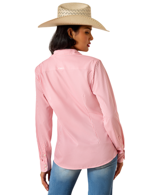 Chemise Western Kirby Pro Sun Kissed Coral Stripe - Femme