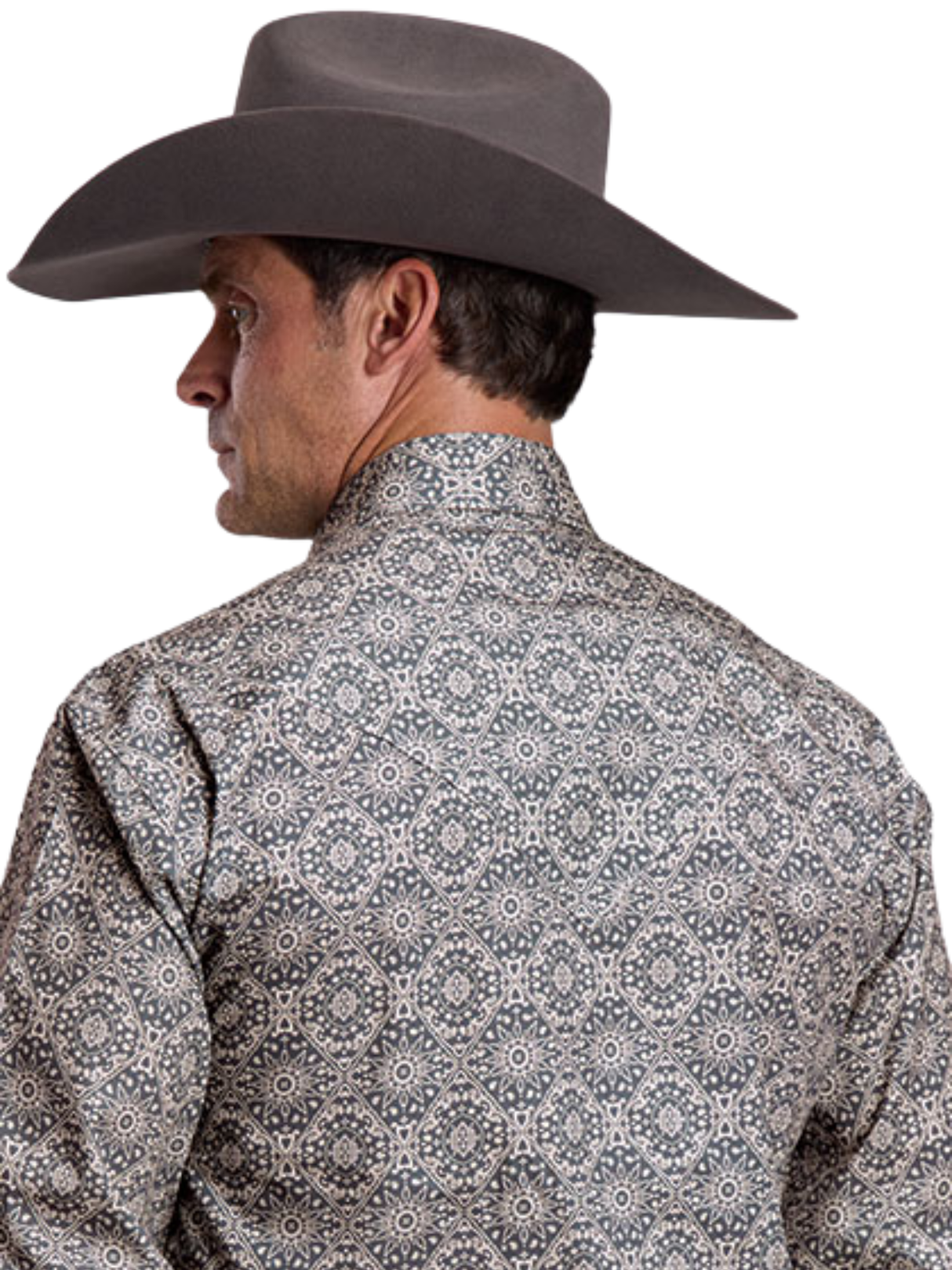Chemise Western Grey Bandana - Homme
