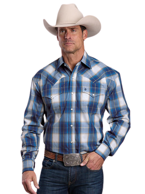 Chemise Western 2877 Azure Ombre - Homme