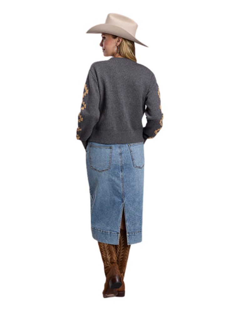 Cardigan Bronc Crop - Femme