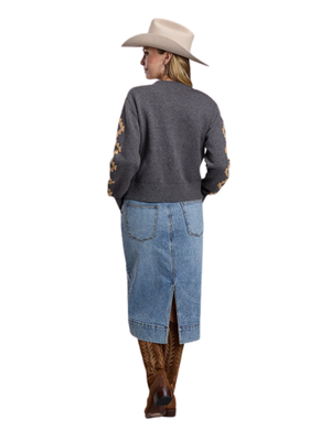 Cardigan Bronc Crop - Femme