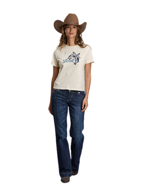 T-Shirt Stetson Bronc Rider - Femme
