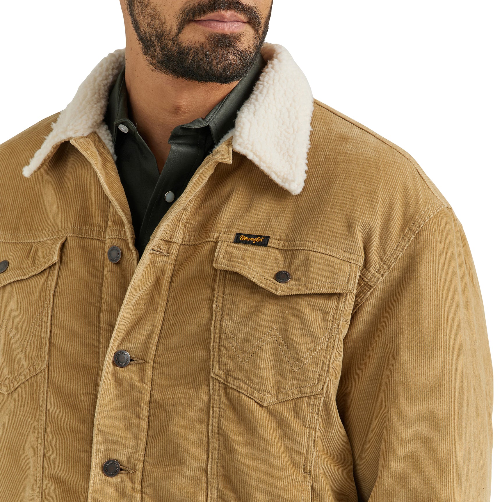 Conduroy Sherpa Coat - Men's