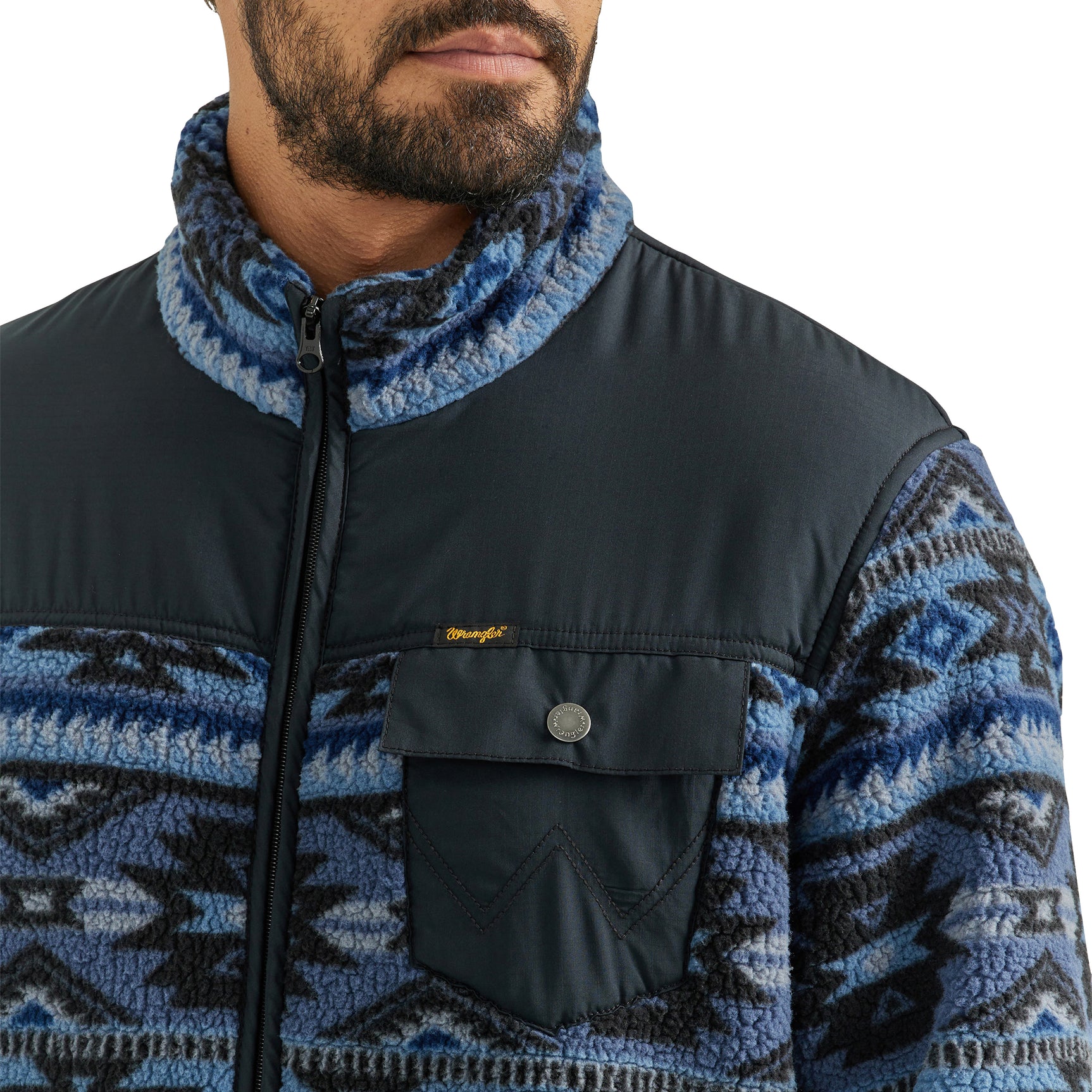 Blue Shadow Sherpa Jacket - Men's