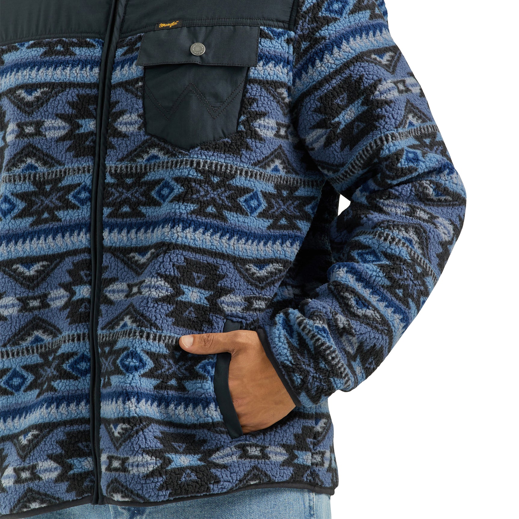 Blue Shadow Sherpa Jacket - Men's