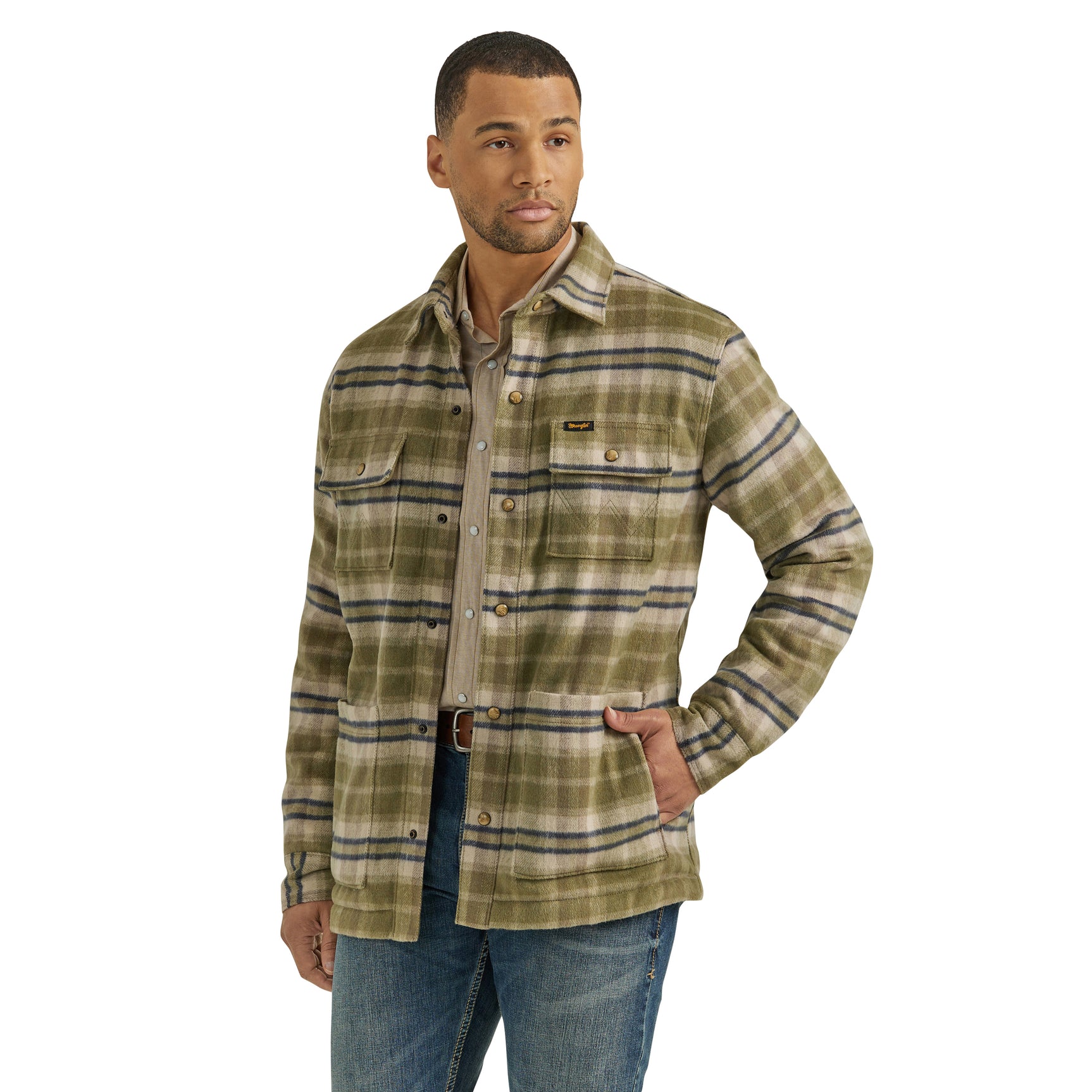 Veste de flanel quilt Birch - Homme